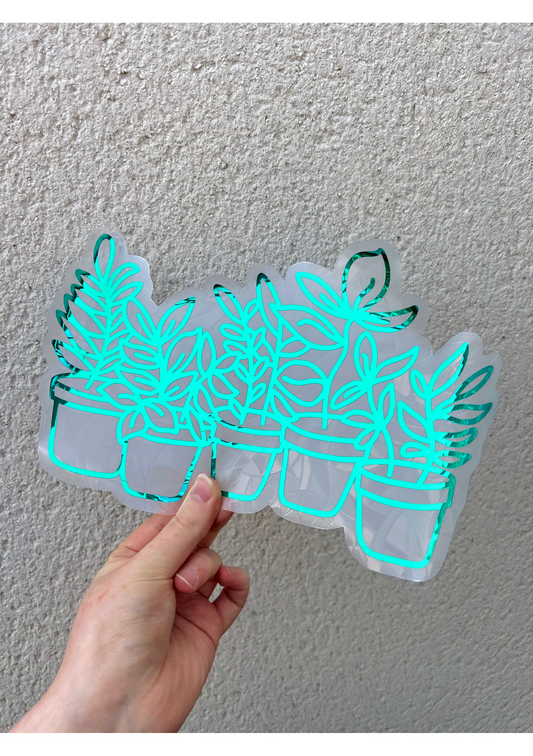 Giant Houseplant Suncatcher