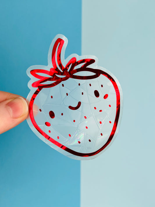 Mini Strawberry Suncatcher