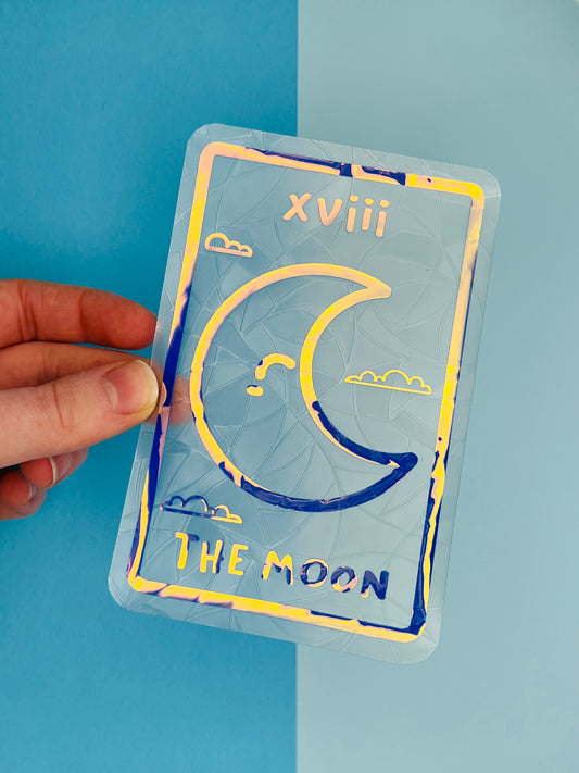 The Moon Tarot Card Suncatcher