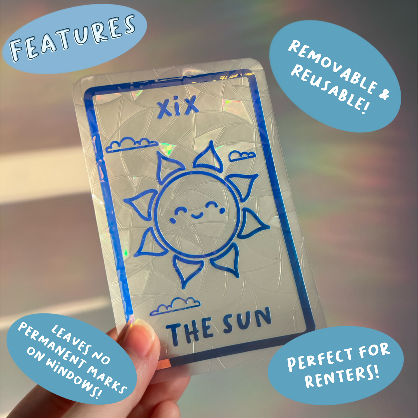 The Sun Tarot Card Suncatcher