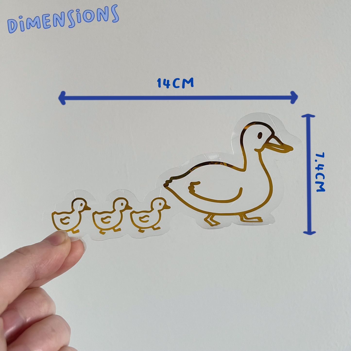 Ducks in a Row Suncatcher